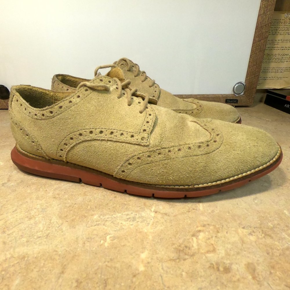 2/$35 Cole Haan Suede Wingtip Shoes
